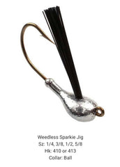 BT Outdoors Do It Mold Weedless Sparkie Jig 3/8oz, versatile for varied depths