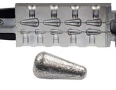 BT Outdoors Do It Mold Worm Rig Sinker close-up highlighting the nine-cavity mold for worm rigs.