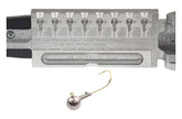 BT Outdoors Do-It Molds round head jig with eight cavities for consistent 1/16 oz weight.