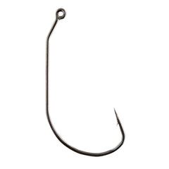 BT Outdoors Mustad 91768 NP hook front view, black nickel finish for durable hook sets.