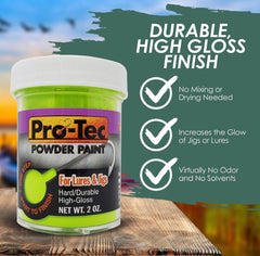 BT Outdoors Pro-Tec powder paint melts cleanly when heated for quick coating