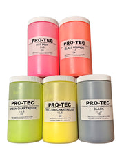 BT Outdoors Pro-Tec powder paint in yellow chartreuse for vibrant lure color