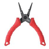 BUBBA 6-inch forged fishing pliers with sturdy jaws for crimping and cutting.