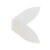 Bucca Brand 6-inch Trick Shad replacement tail in Pearl Blue enhances lifelike action.