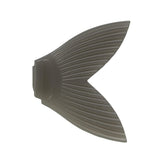 Bucca Brand 6-inch Trick Shad replacement tail in smoke grey for quick lure customization
