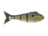 Bucca Brand Weedless Baby Bull Shad 4.5-inch swimbait, lifelike action for shallow cover