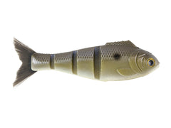 Bucca Brand Weedless Baby Bull Shad 4.5-inch swimbait, lifelike action for shallow cover