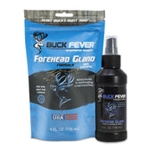 Buck Fever Forehead Gland bottle 4oz releasing deer scent for mock scrapes.