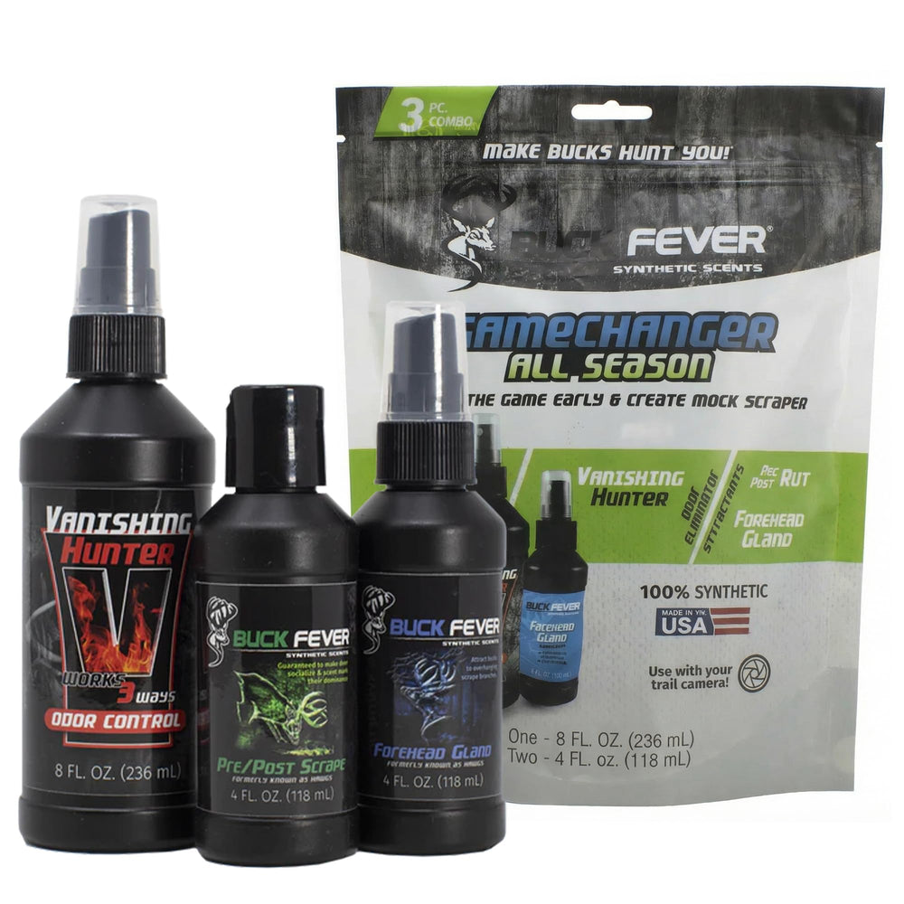 Buck Fever Synthetics BF-GCAS pack overview for all-season deer scents