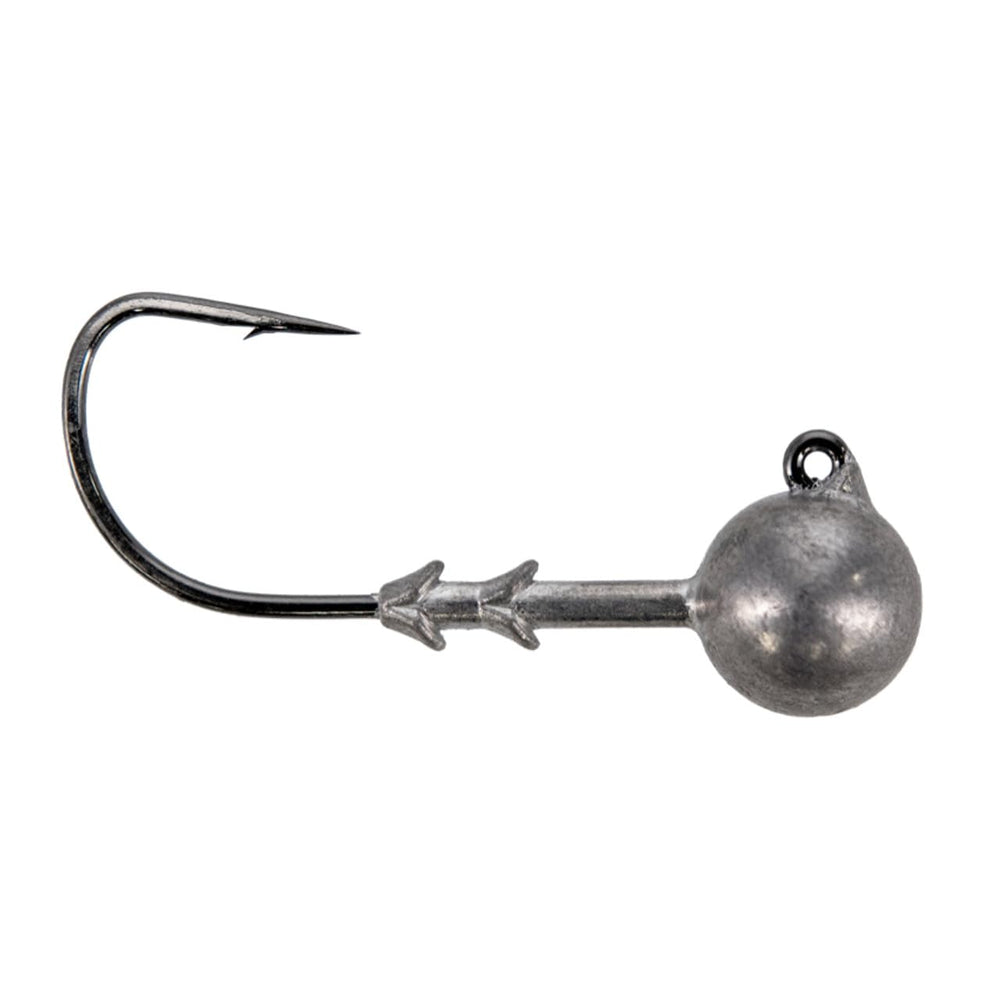 Buckeye Lures G-Stroll Head 3/16oz unpainted, entices bass with natural rocking motion.