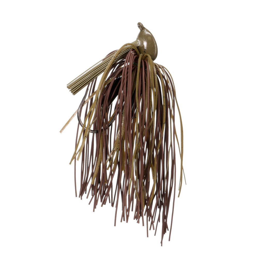 Buckeye Lures Mini Mop Jig finesse profile for finicky bass