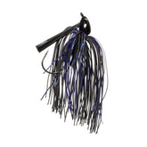 Buckeye Lures Mini Mop Jig skirt detail showing thinner living rubber for faster fall.