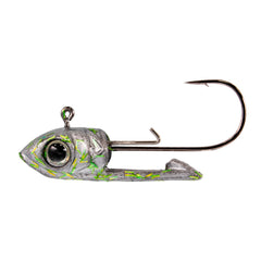Buckeye Lures Scope Head demonstrates horizontal pinning for consistent bait orientation.