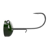Buckeye Lures Spot Remover Ned Head in Green Pumpkin secures soft plastics for clean, confident rigging.