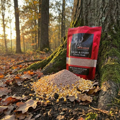 USA-made Buck Krak formula offers reliable wildlife appeal.