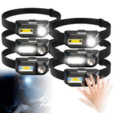 Bud K headlamp rechargeables packshot highlights 3000 lumens for outdoor adventures.