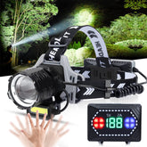 Bud K headlamp 1200 lumens for clear night visibility on trails