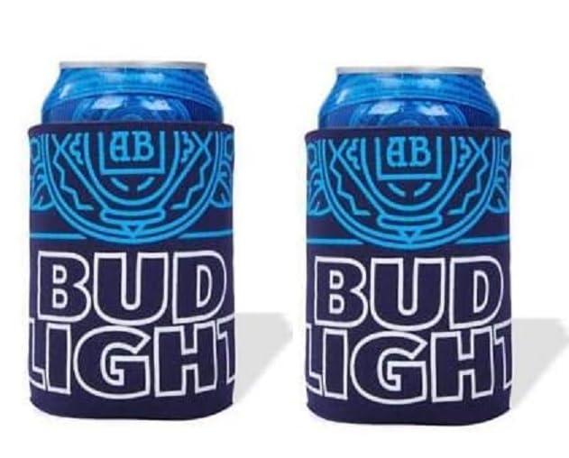 Bud Light Can Cooler 2019 Edition keeps beer cold and hands comfortable.