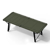 BUENOFE IGT foldable table in olive green ready for quick outdoor setup