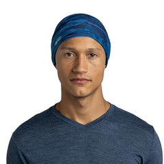 Buff neck gaiter cobalt packable design ready for travel