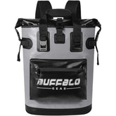 Buffalo Gear cooler backpack open-top for quick access during picnics, snacks on the go