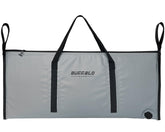 Buffalo Gear insulated fish cooler bag front view shows compact cold-storage for fishing trips.