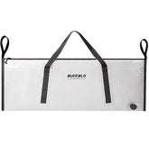 Buffalo Gear insulated fish cooler bag 48x18 inch side view keeps catches organized.