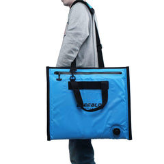 Buffalo Gear insulated fishing bait bag blue 48x18 inch