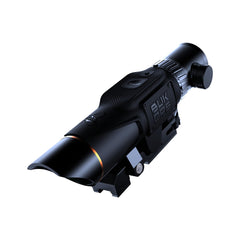 BUK OPS X-Factor red/green illuminated reticle improves visibility in low light.