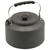 Bulin Camping Kettle over open fire for quick outdoor boiling water.