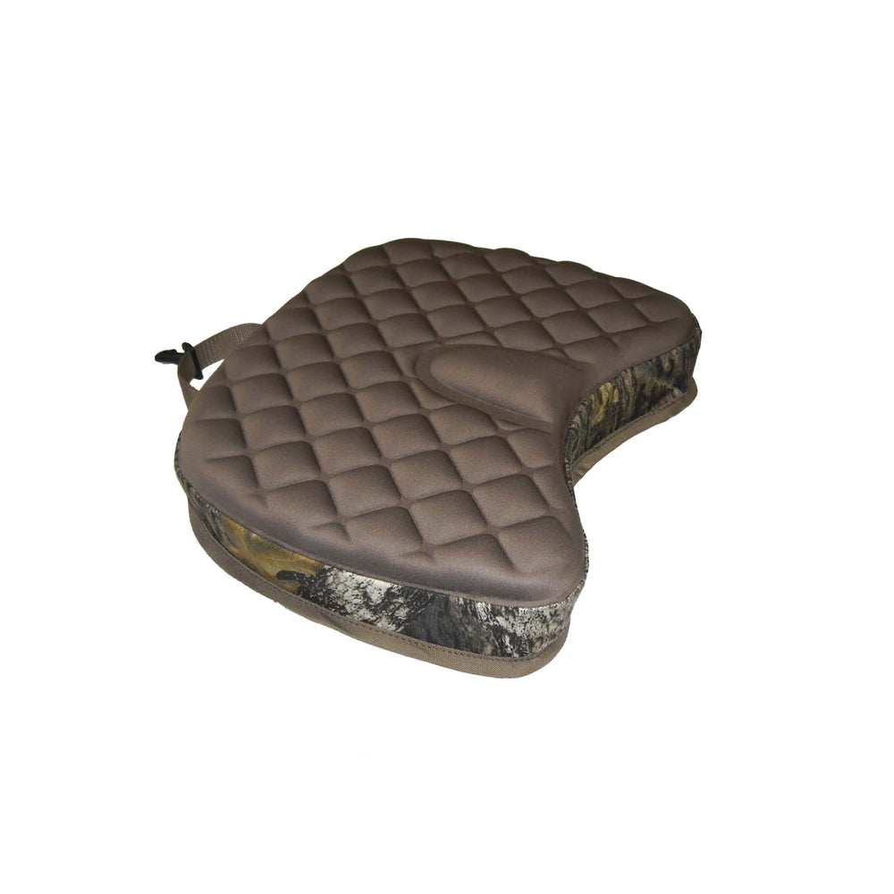 Bulldog Cases Beard Buster Jumbo Seat Camouflage front view for rugged, waterproof outdoor seating.