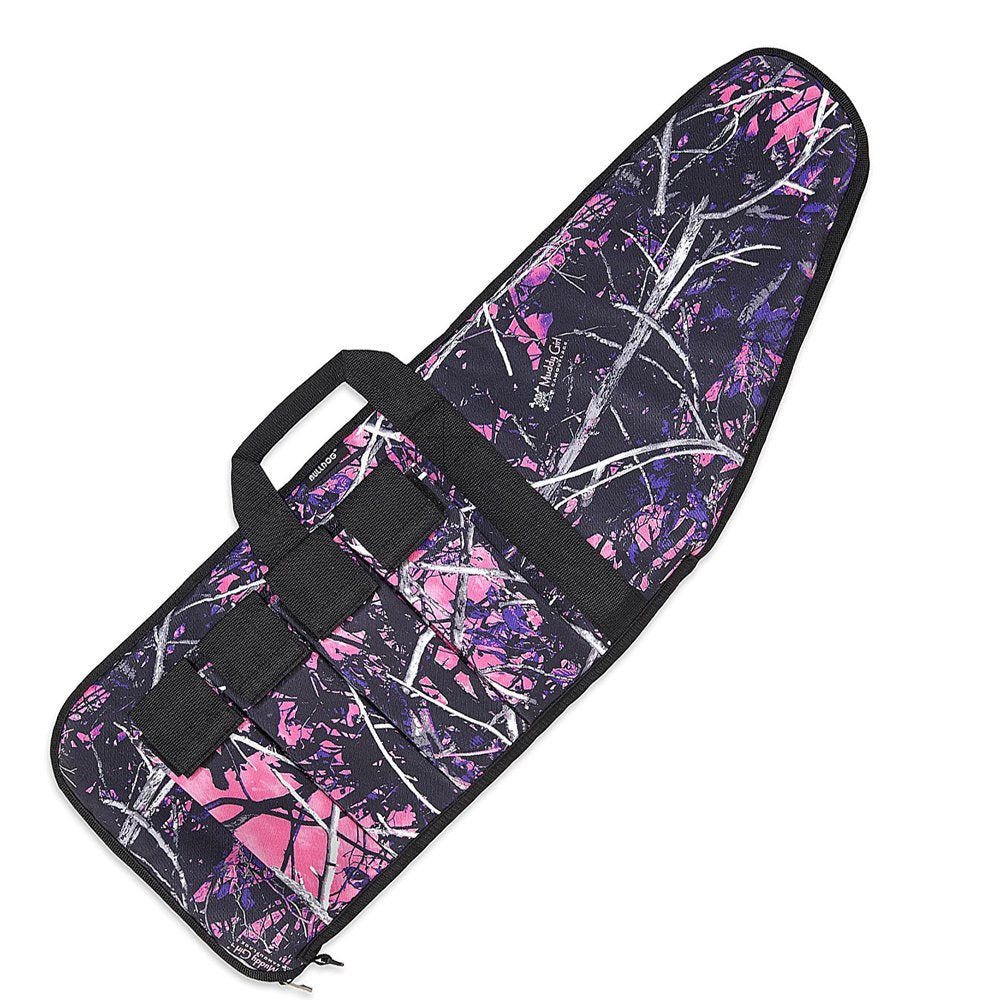 Bulldog Cases Extreme Muddy Girl bag with camo and black trim, durable and water-resistant storage.