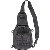 Bulldog Cases X-Small GO Sling Bag Black front view for daily carry.