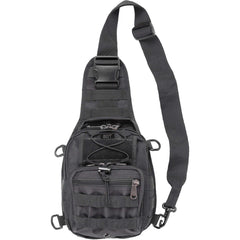 Bulldog Cases X-Small GO Sling Bag Black strap detail for comfort.