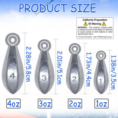 Bullet sinkers 2oz