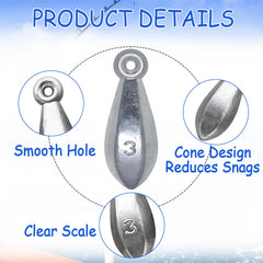 Bullet sinkers 4oz