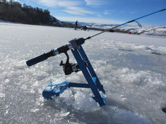 Bullnose Original Blue Ice fits most spinning reels for easy use.
