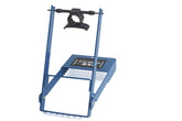 Bullnose Original Blue Ice tip-down frame demonstrates bite detection for ice fishing.