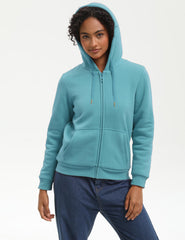 Bumeex sherpa fleece jacket back hem view emphasizing durable finish