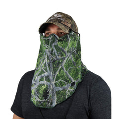 BunkerHead mask in camouflage provides breathable facial concealment for field use