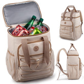 Bunnychill cooler backpack shows spacious capacity for 33 cans on outings