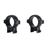 Burris Signature Zee 30mm high matte rings mounted for solid, repeatable accuracy