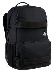 Burton Treble Yell 21L Pack True Black with skateboard strap and laptop storage for commutes