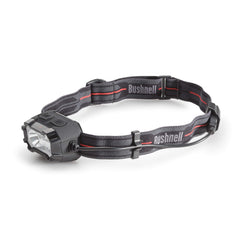 Bushnell PRO Rechargeable 400L headlamp front view for bright hands-free outdoor visibility