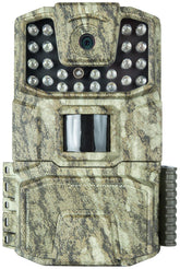 Bushnell SpotOn tree bark camouflage front view for discreet trail monitoring.