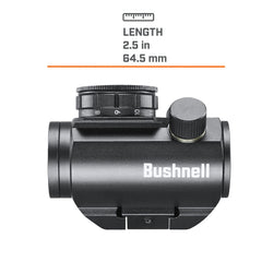 Waterproof exterior of Bushnell Trophy TRS-25 red dot sight