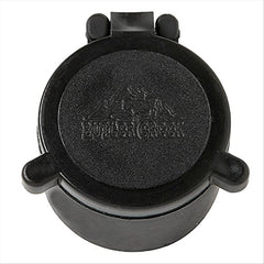 Butler Creek 31 Objective flip-open scope cover protecting optics from dust and water in rugged conditions