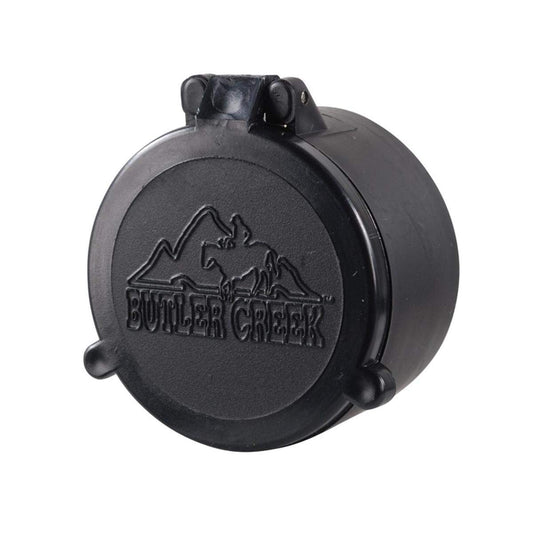 Butler Creek 40 Objective Flip Open Scope Cover in black