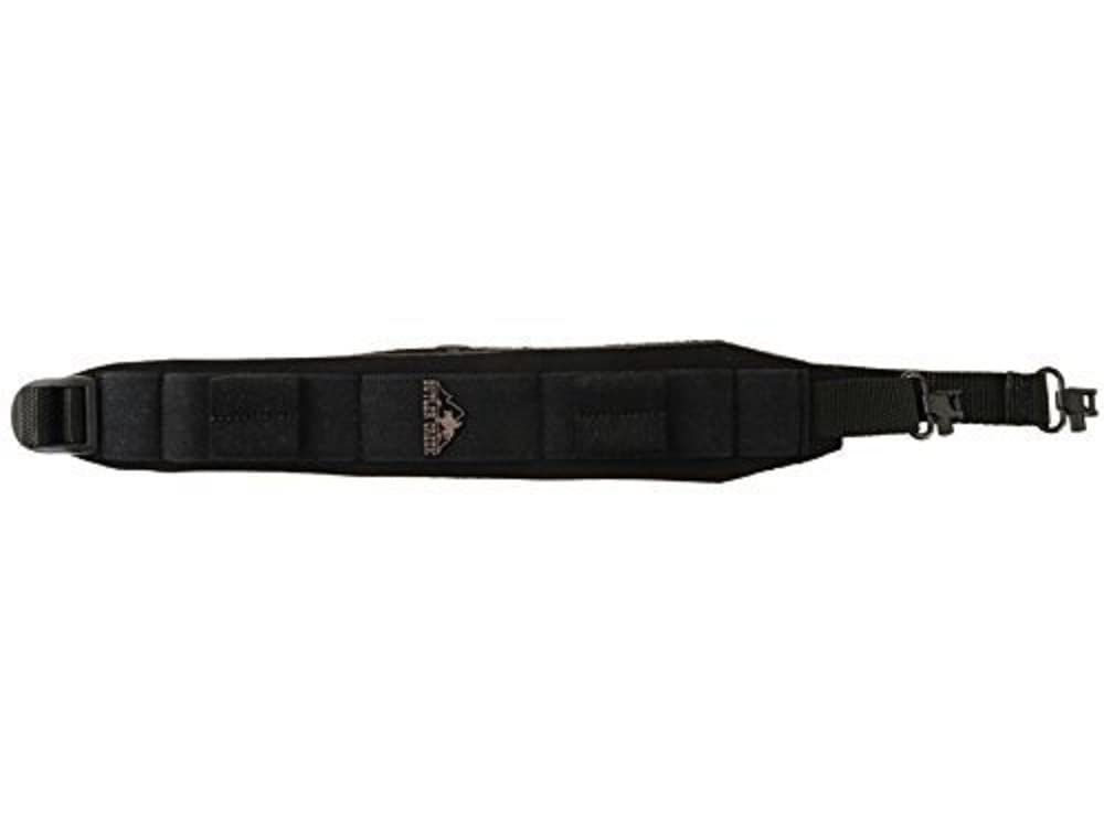 Butler Creek Comfort Stretch Alaskan Magnum Sling with sewn-in swivels in black