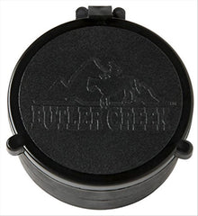 Butler Creek Multiflex Flip-Open Scope Cover protects lens with silent thumb flick for field use